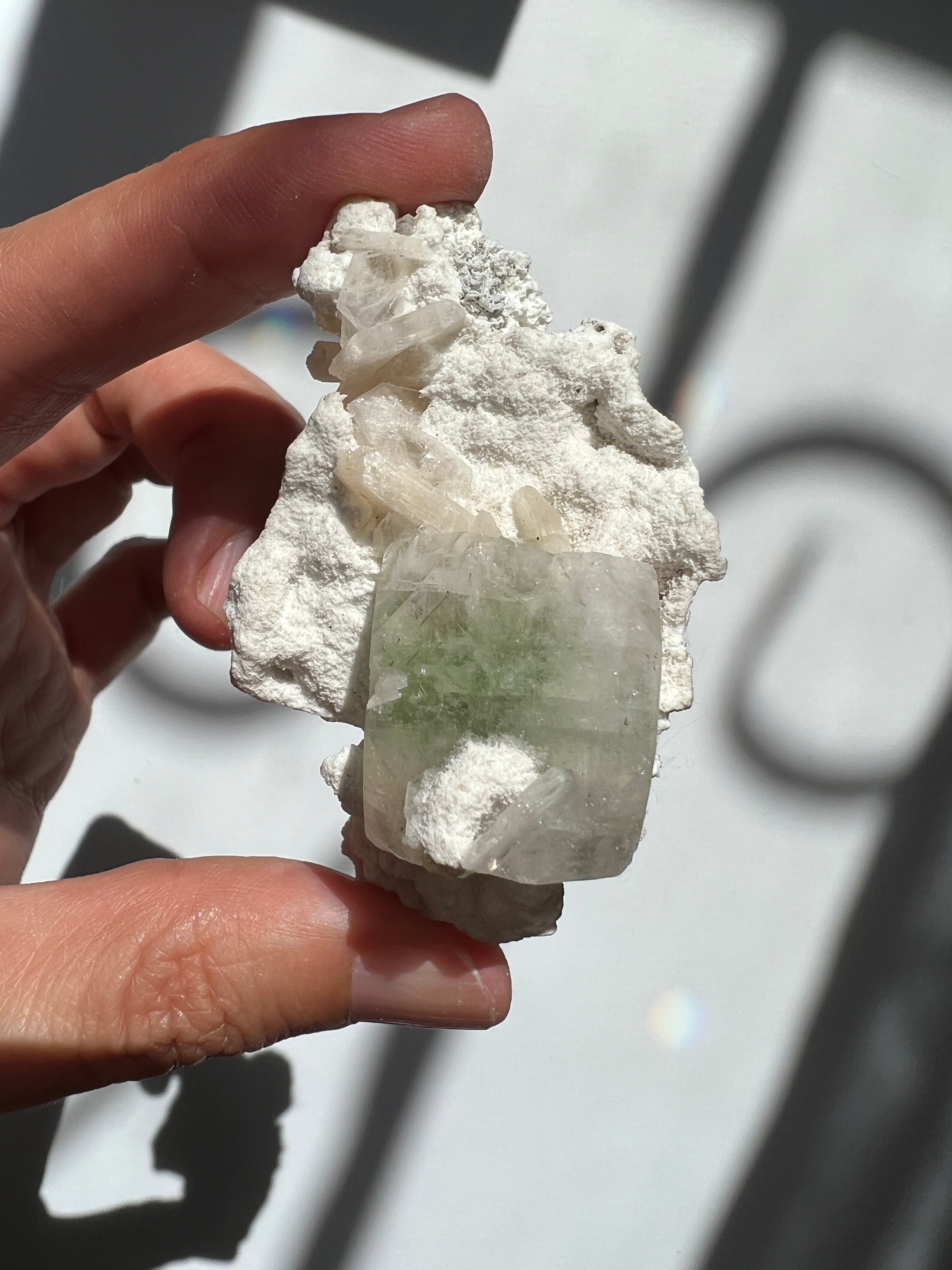 Green hot sale apophyllite jewelry