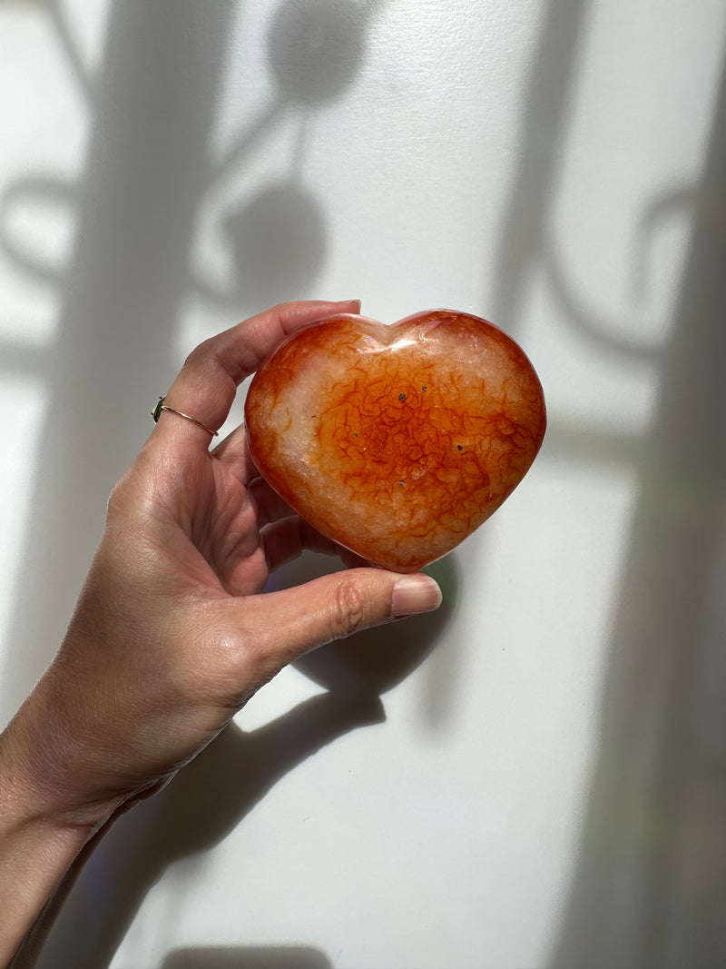 Carnelian Heart Crystal
