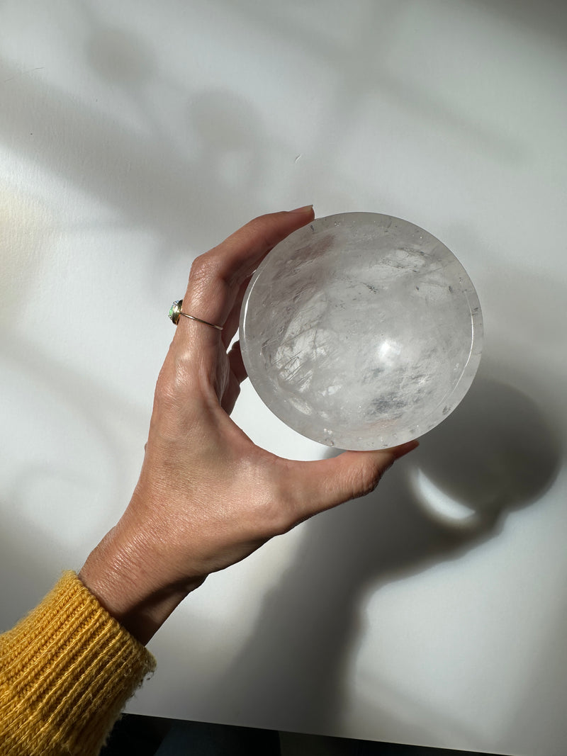 Clear Quartz Crystal Bowl
